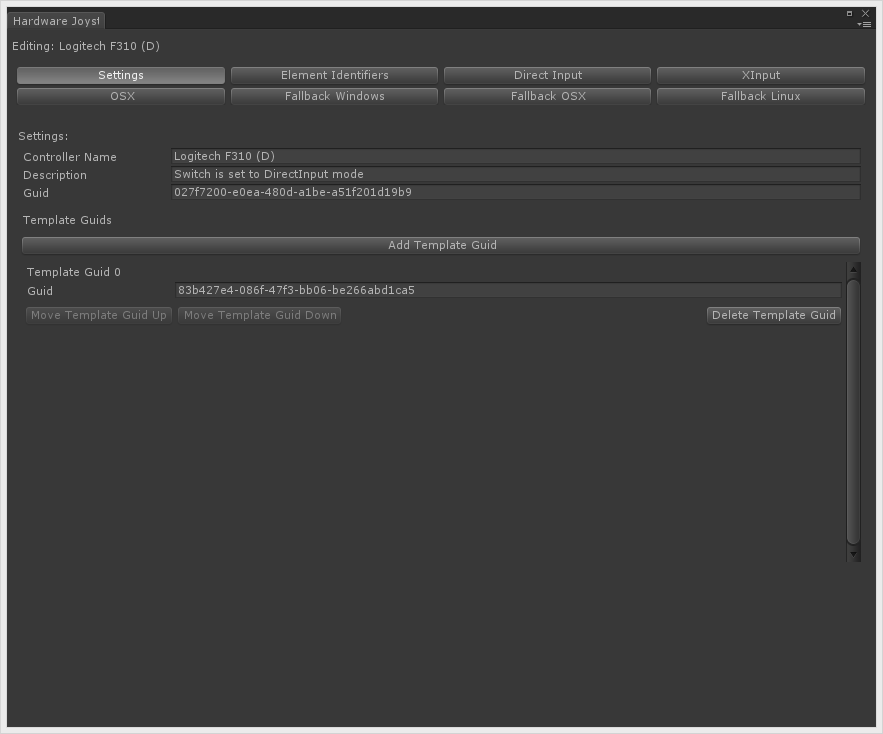 Hardware Joystick Map Editor