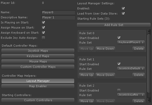 Assign Layout Manager Rule Sets