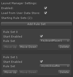 Layout Manager Settings