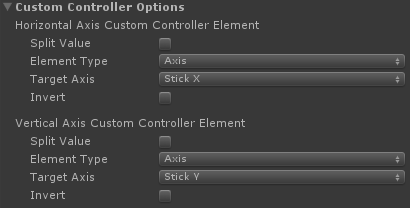 Touch Joystick inspector- Custom Controller Options